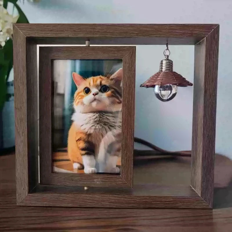 Your Corner of Light - Rotating Photo Frame