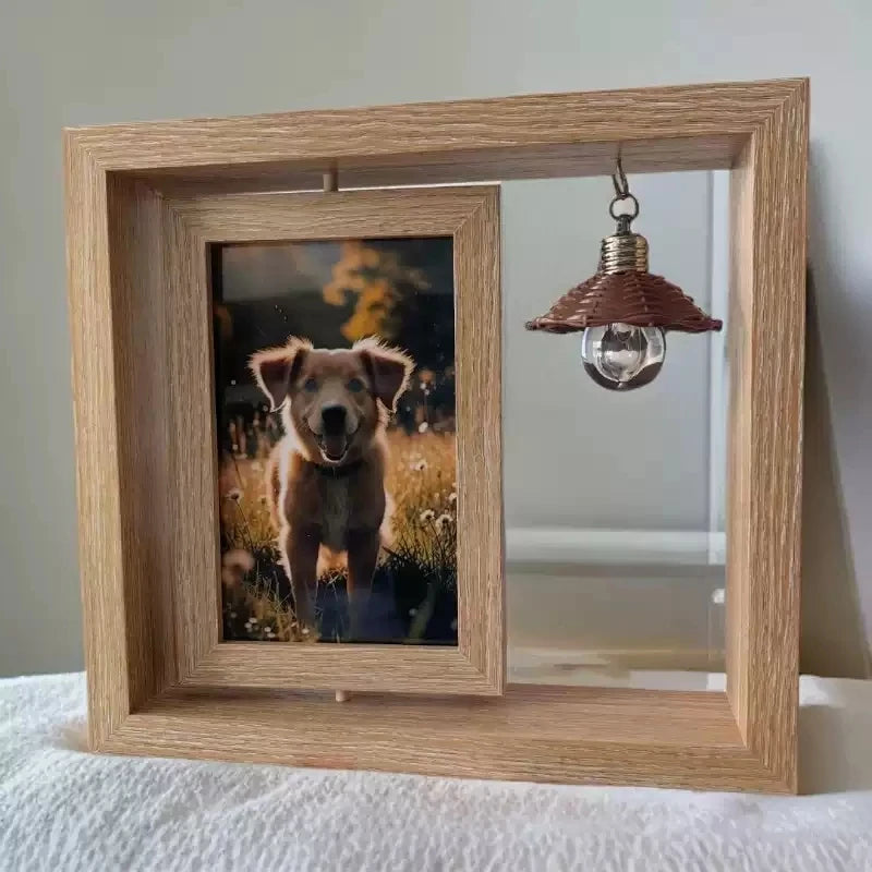 Your Corner of Light - Rotating Photo Frame