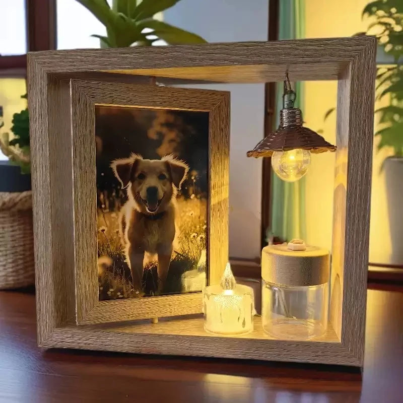Your Corner of Light - Rotating Photo Frame