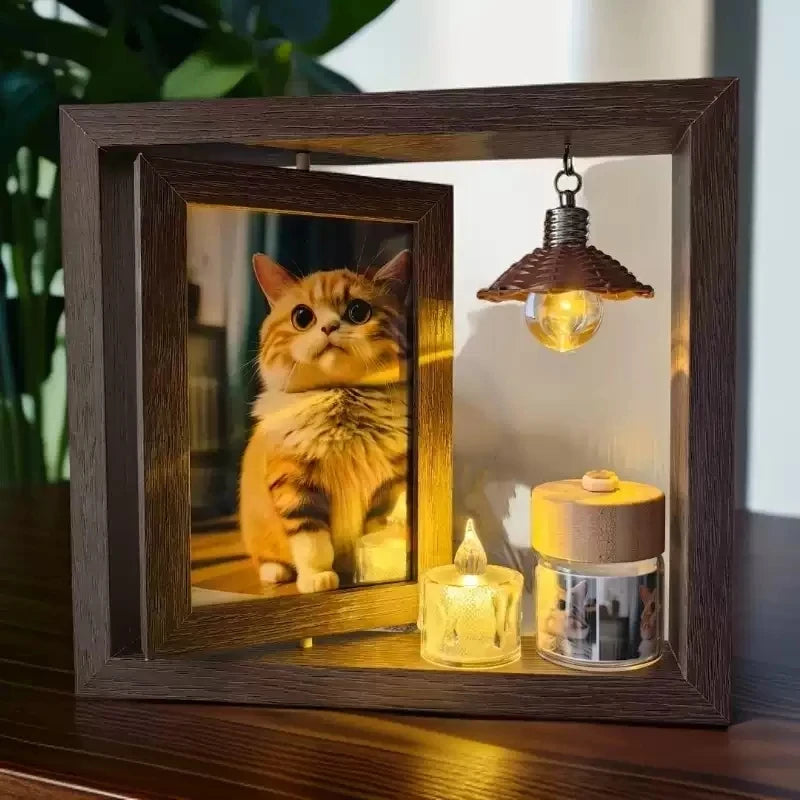 Your Corner of Light - Rotating Photo Frame